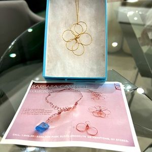 Barbara Campbell collection from New York and Hamptons original GOLD necklace